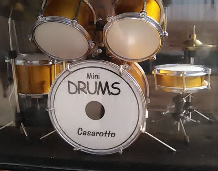 Bateria 7 Peças (Caixa em Acrílico) Novo