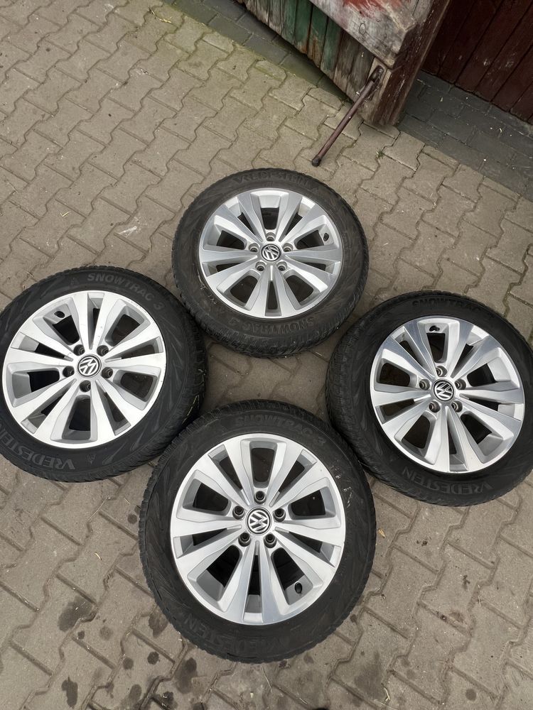 Felgi aluminiowe VW Dijon 16” 5x112 z oponami