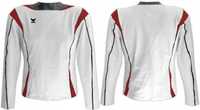 bluza sportowa Erima biało czerwona XS S
