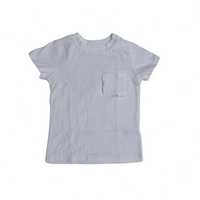T-shirt dziecięcy z krótkimi rękawami z kieszonką z falbanką 62-68