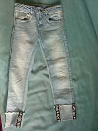 Spodnie jeansowe 7/8 rozm 146 tanio!