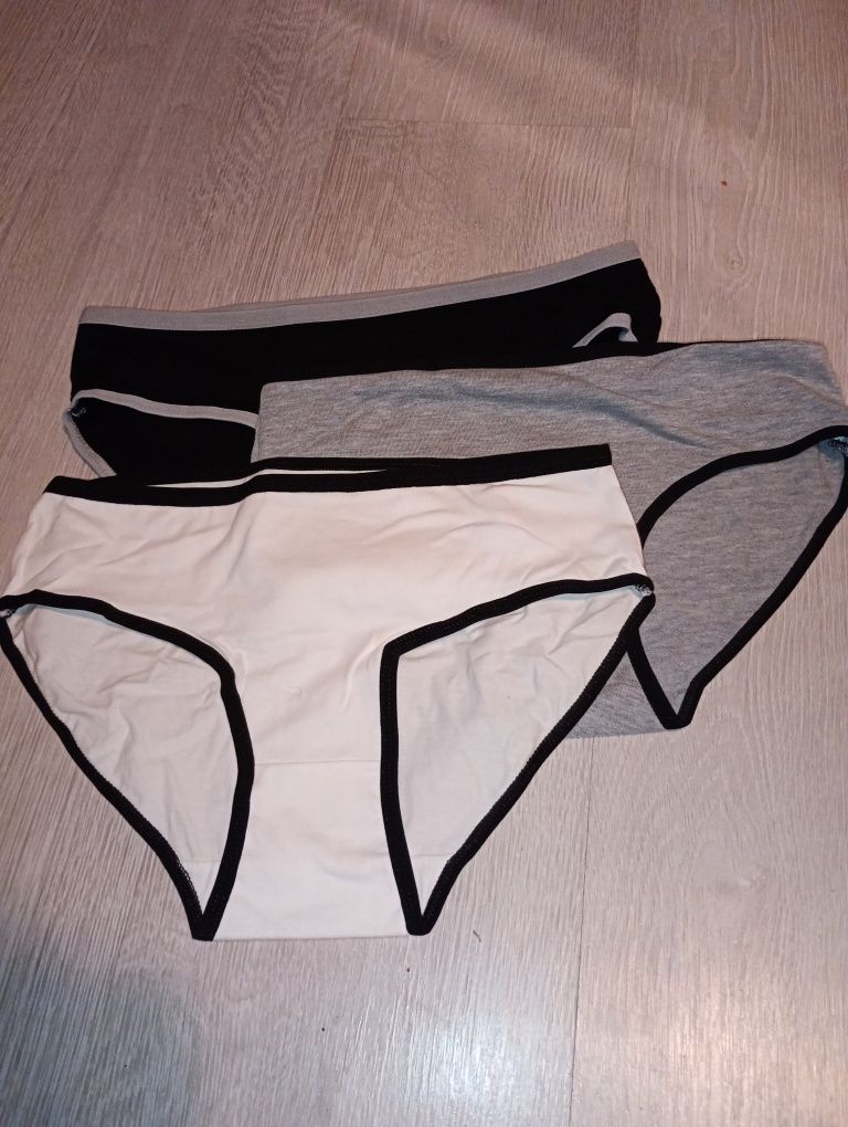 Trzy pary figi damskie rozmiar xl