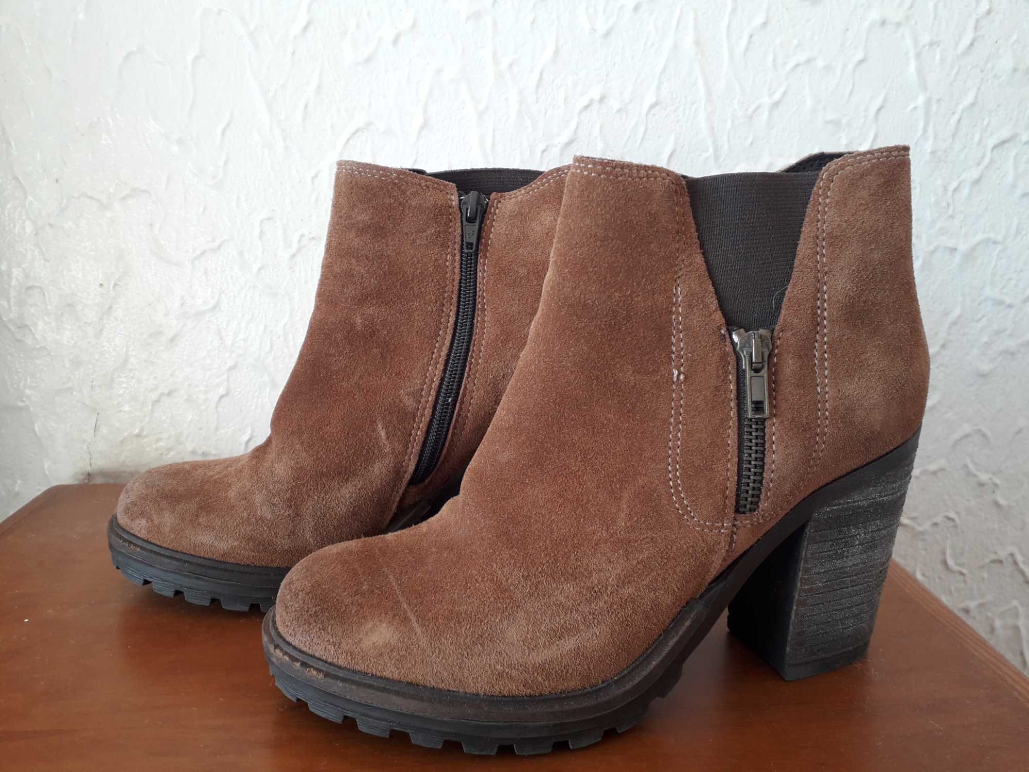 Botas Camurça Camel