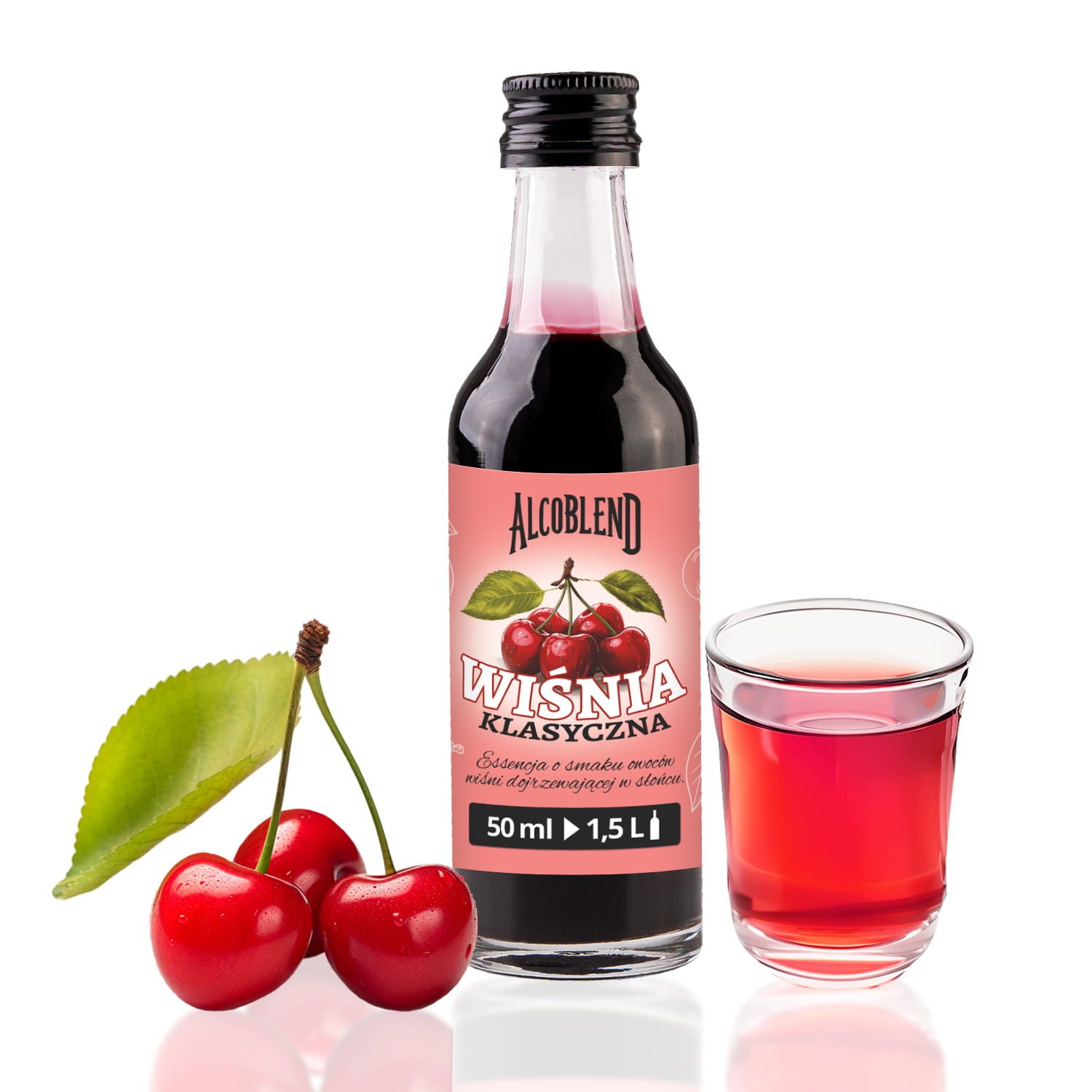 Zaprawka - esencja do alkoholu ALCOBLEND - Wiśnia Klasyczna - 50 ml
