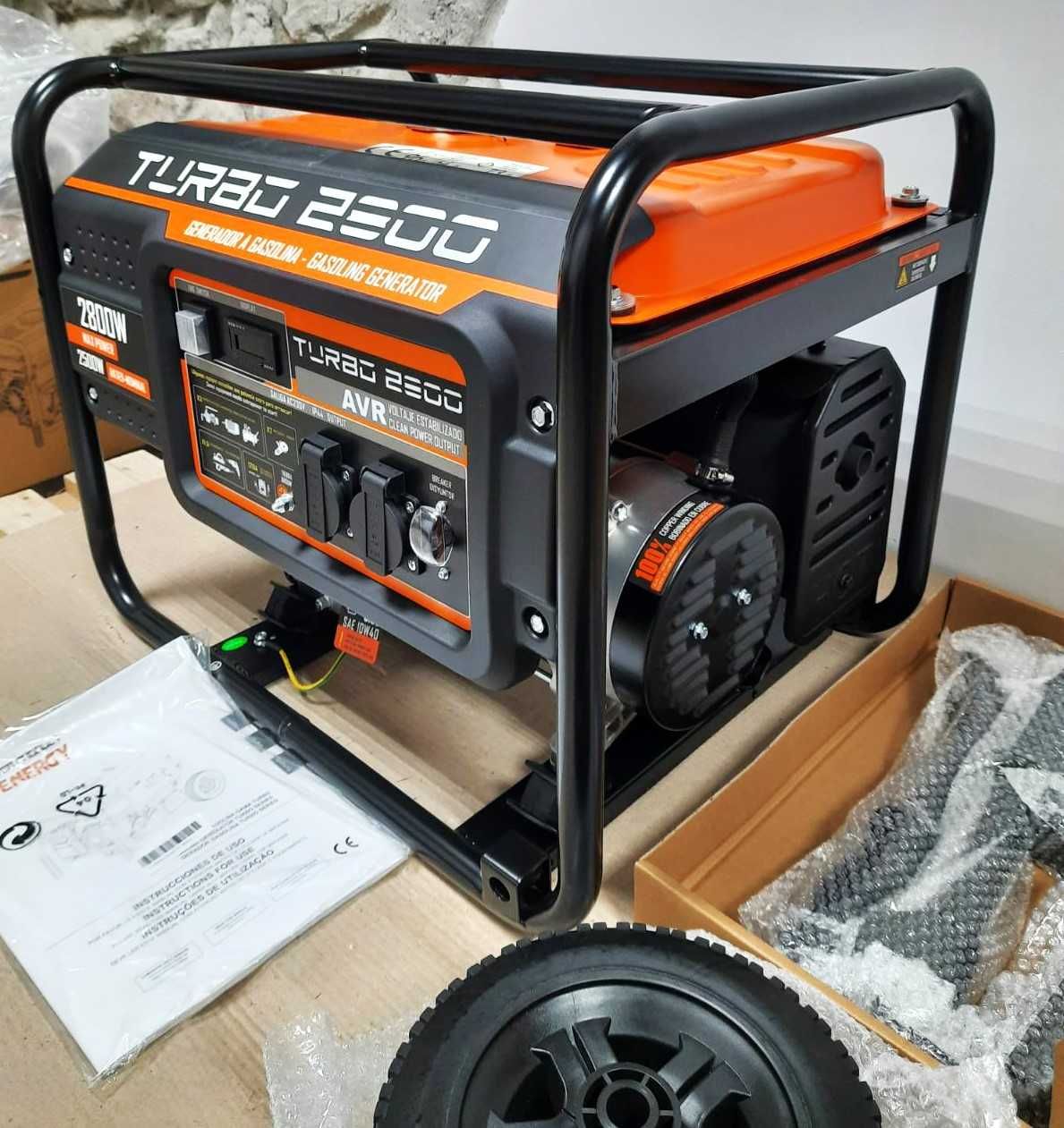 Генератор бензиновий GENERGY TURBO 2800 2,8 кВт, виробник - Іспанія