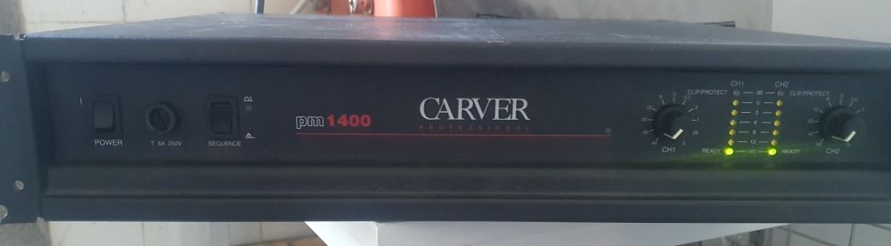 Amplificador profissional carver 1400