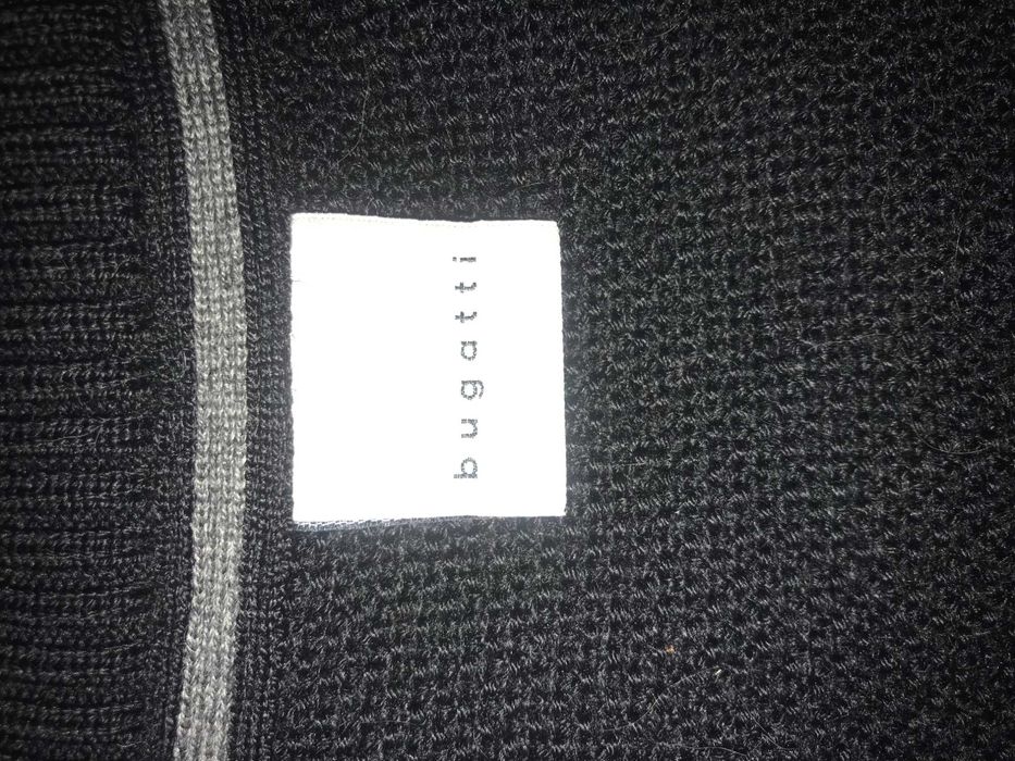 Чорна чоловіча утеплена кофта з кишенями Bugatti розмір S