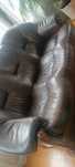 Skórzana sofa brąz