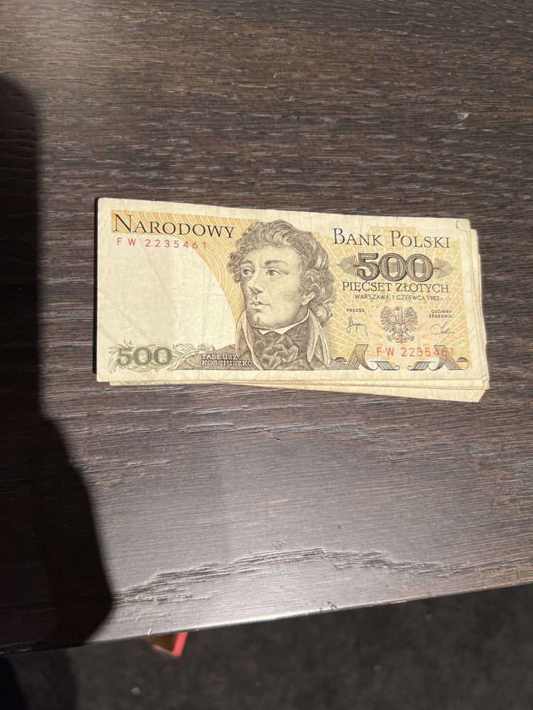 Banknoty PRL różne lata