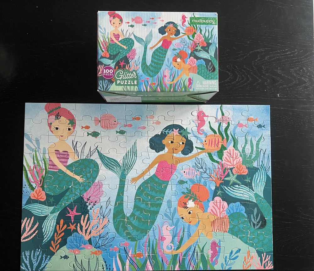 Zestaw puzzli Mudpuppy, 5+, puzzle świecące w nocy