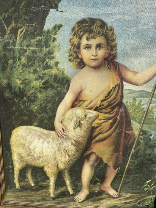 Quadro antigo em tela