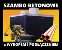 Szambo betonowe Zbiornik betonowy Szczelny z wykopem KOMPLEKSOWO