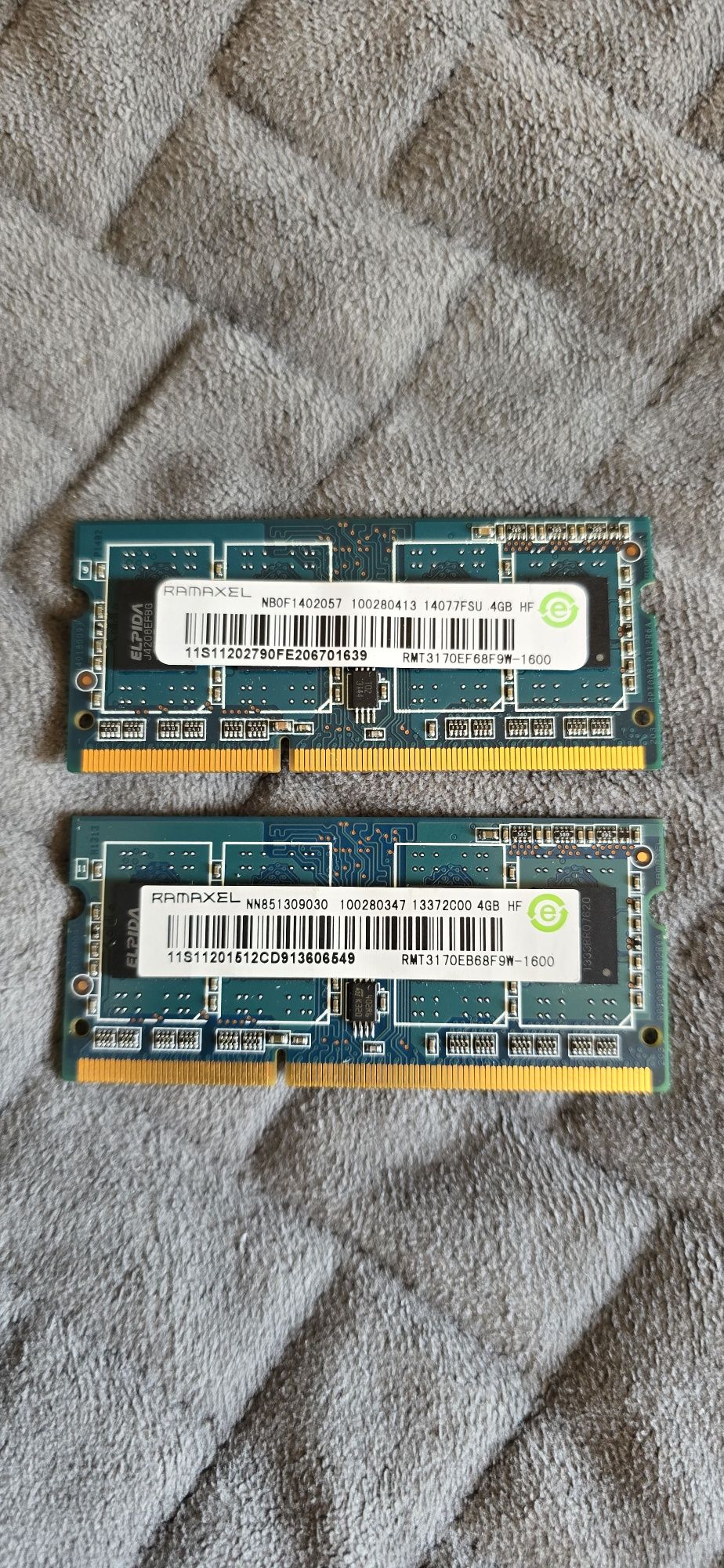 Pamięć RAM DDR3 1600Mhz 2x4GB PC3L do laptopa