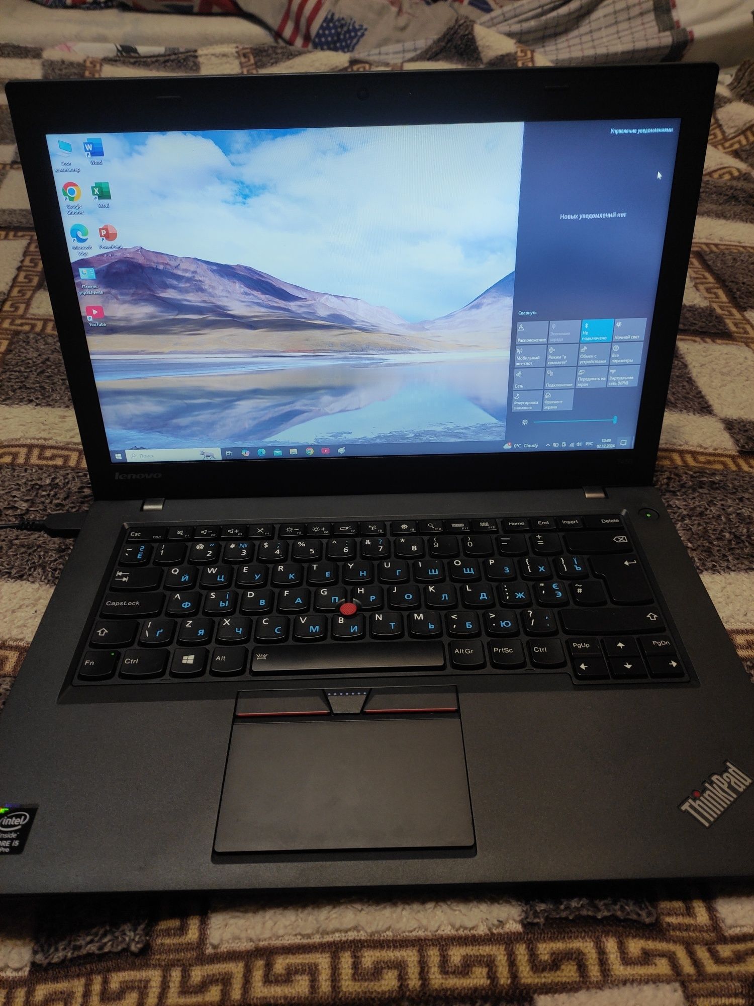 Ноутбук Lenovo ThinkPad T450 / 14" /8/256