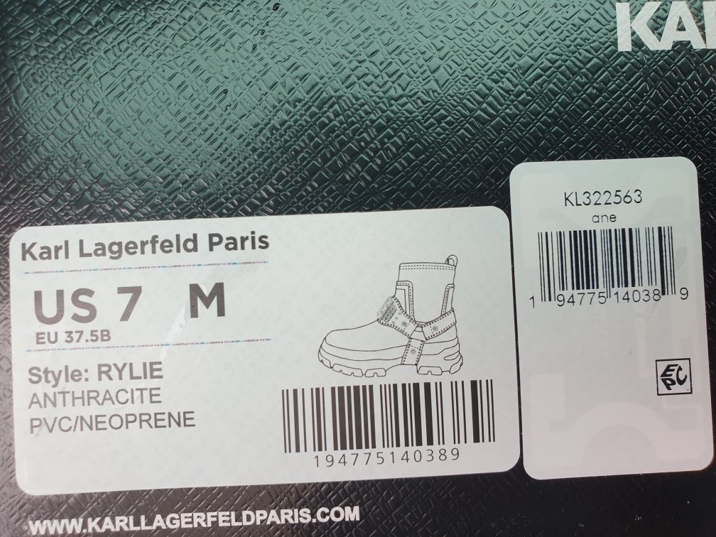 Резинові чоботи Karl Lagerfeld, оригінал