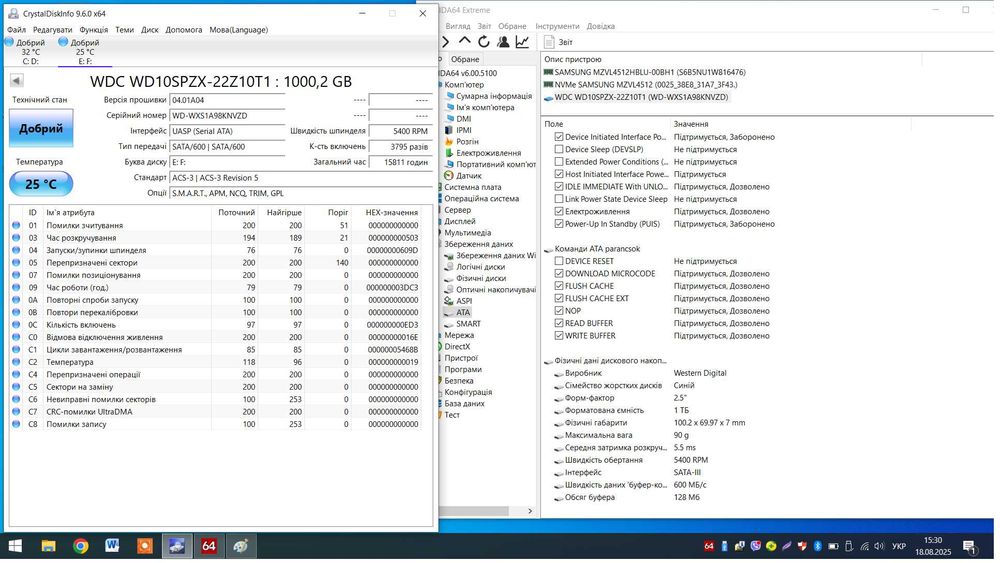Жорсткий диск Western Digital BLUE WD10SPZX 1Tb