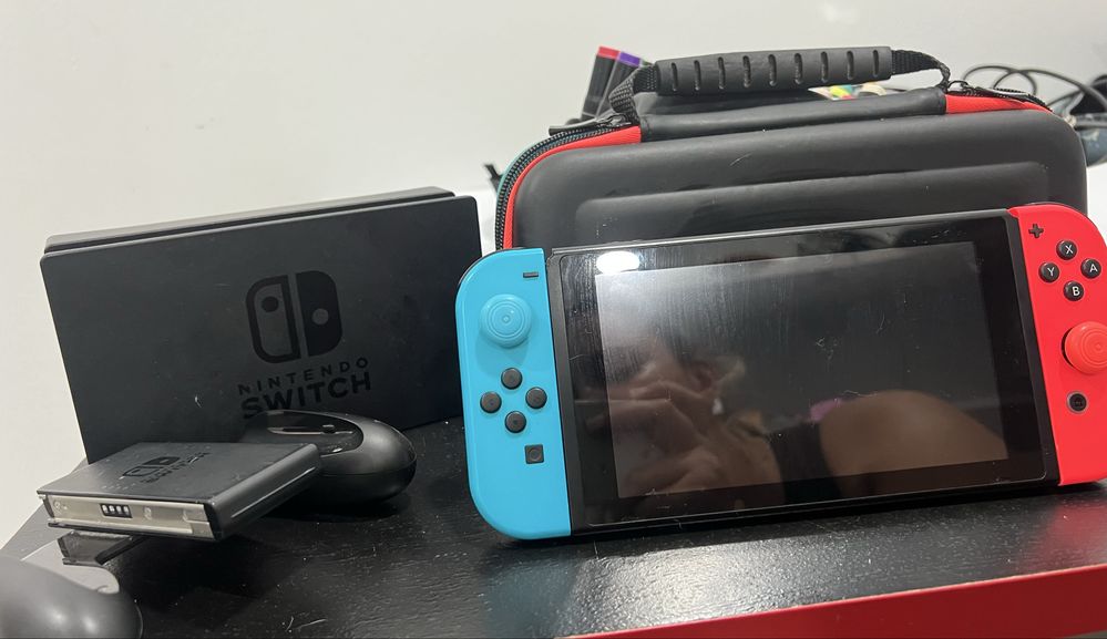 Nitendo switch com bolsa