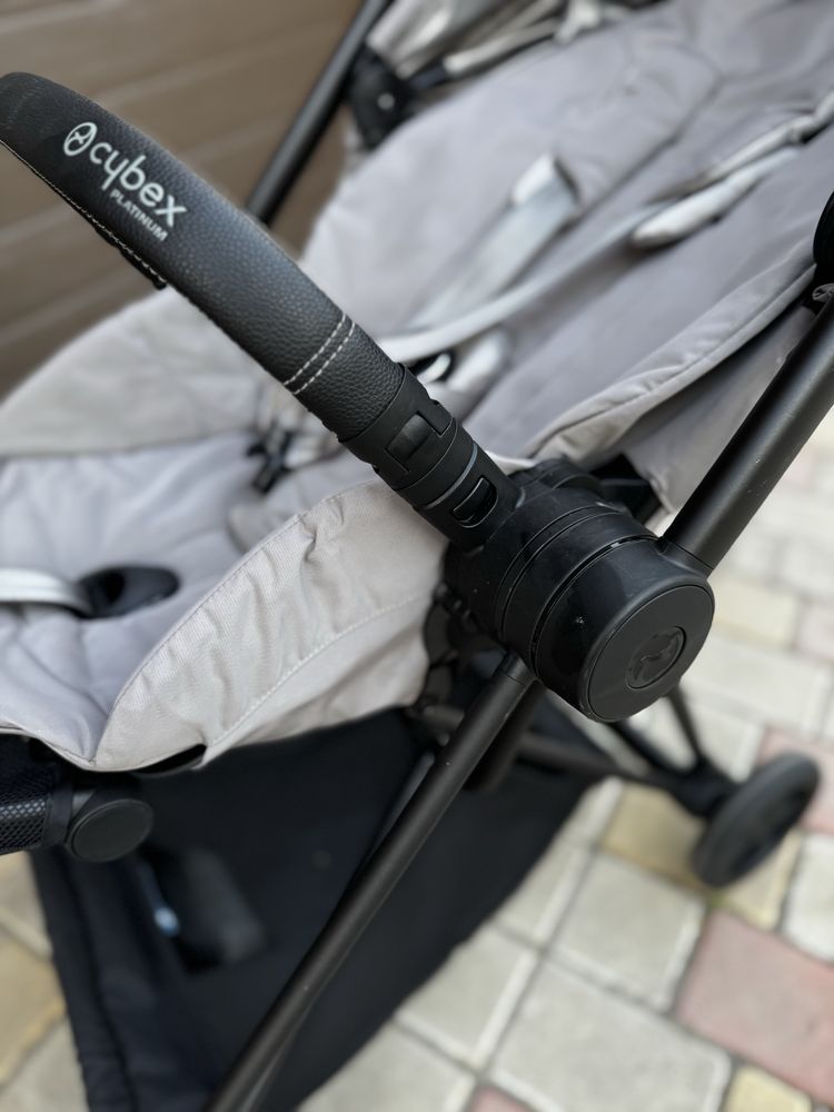Прогулянкова Коляска Cybex Mios 4.0 Mirage Grey, Шасі Matt Black