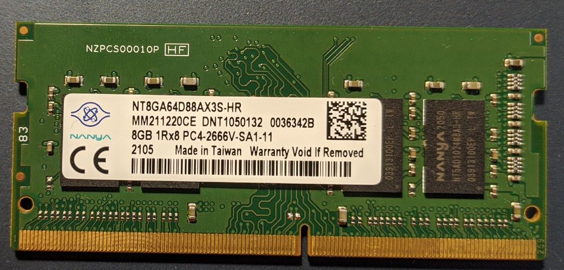 Оперативная память 8 Gb pc4 2666
