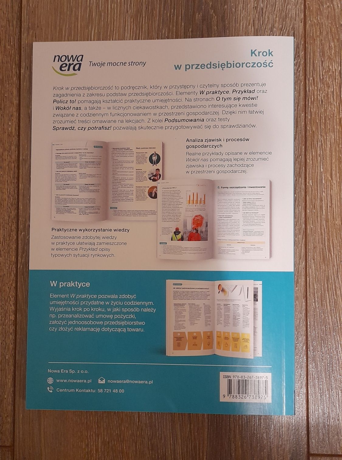 Krok w przedsiębiorczość - podręcznik do podstaw przedsiębiorczości