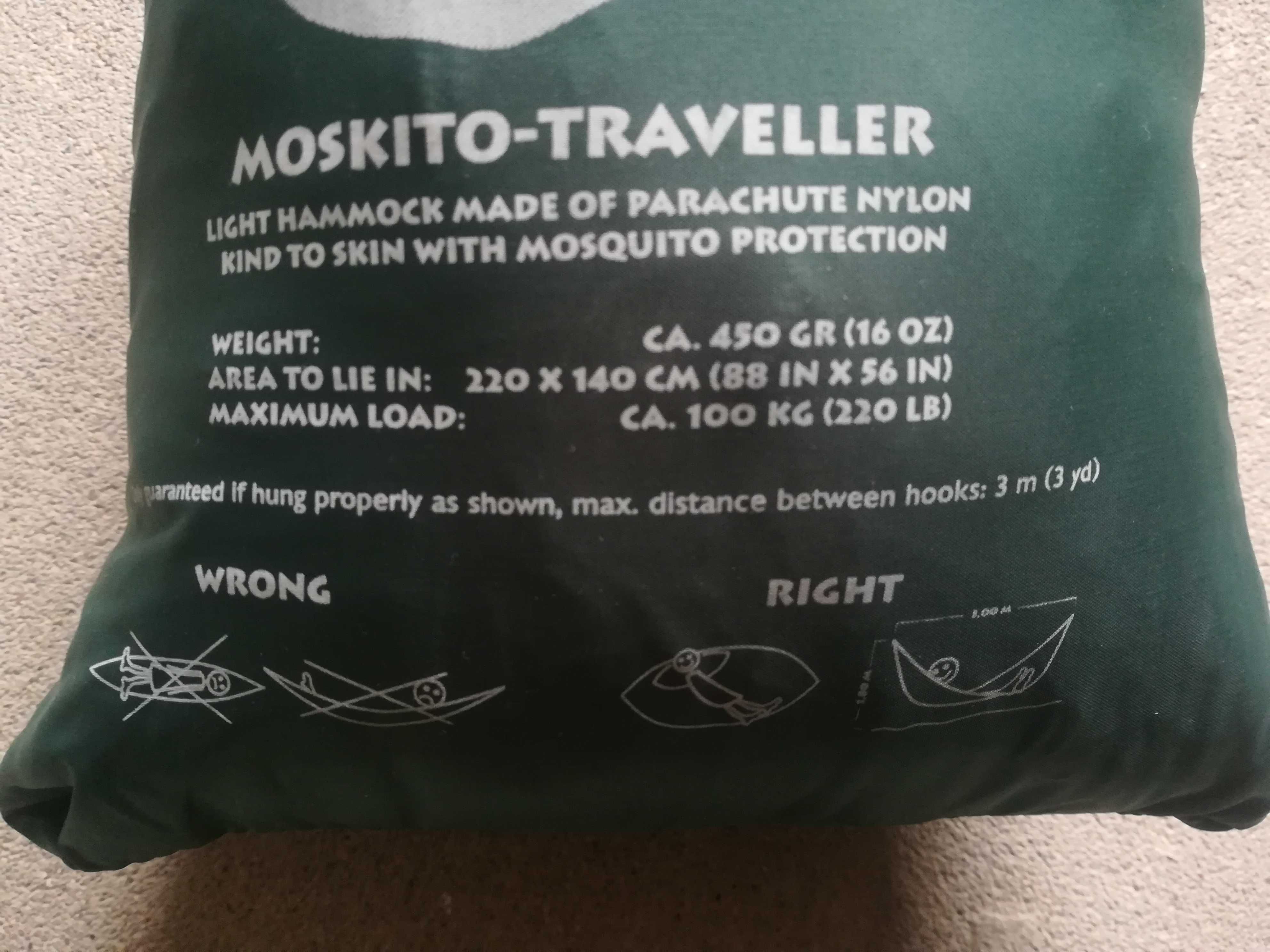 Amazonas Moskito-traveller hamak z moskitierą