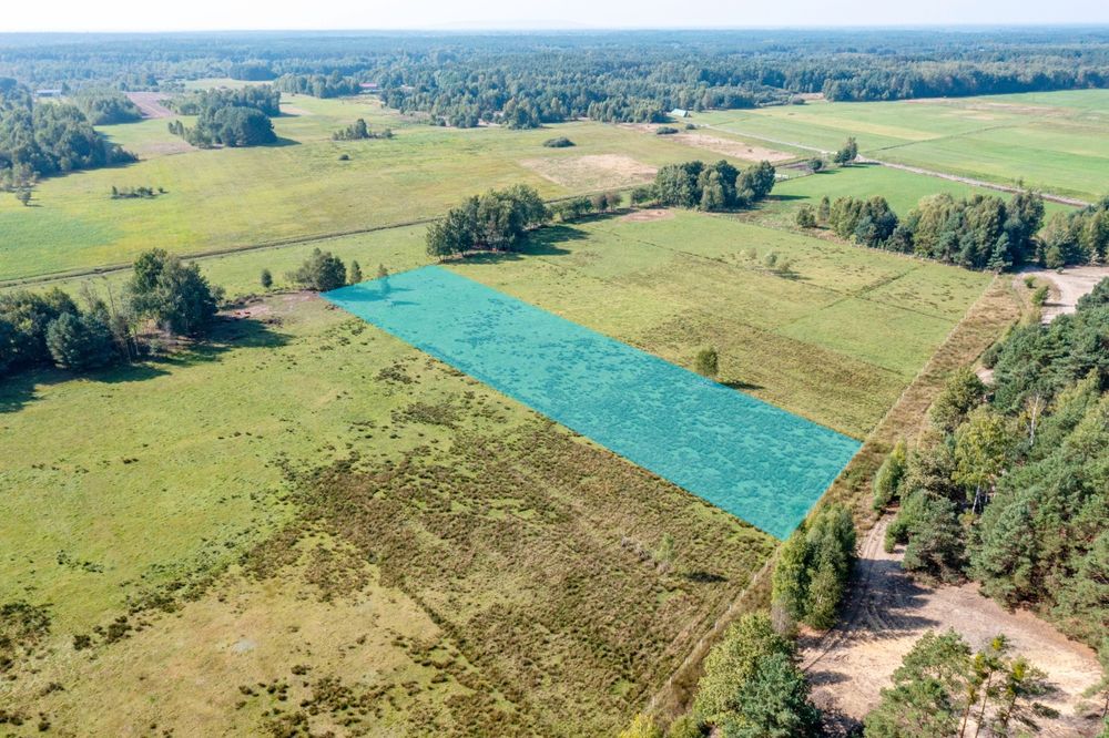 Działka rolno budowlana przy lesie Roździn