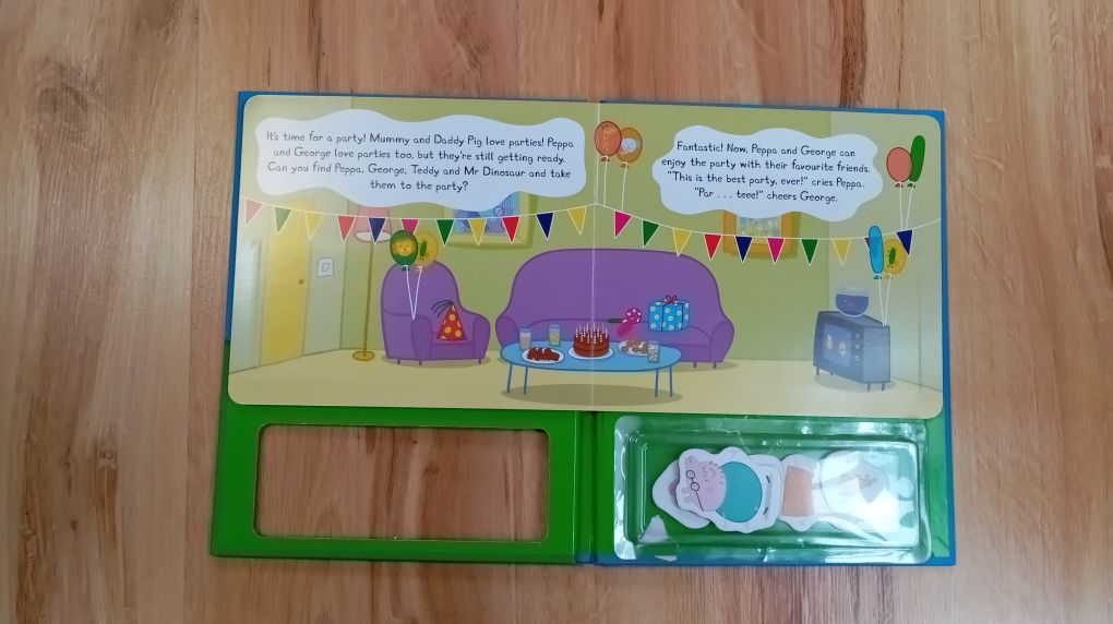 Peppa Pig - Marvellous Magnet Book, świnka Peppa książka z magnesami