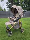 Wózek spacerowy 4 Baby Premium Gold Spacerówka + akcesoria