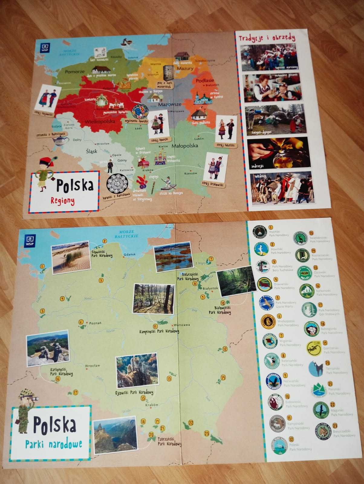 Mapa - plansze tematyczne pomoce dydaktyczne
