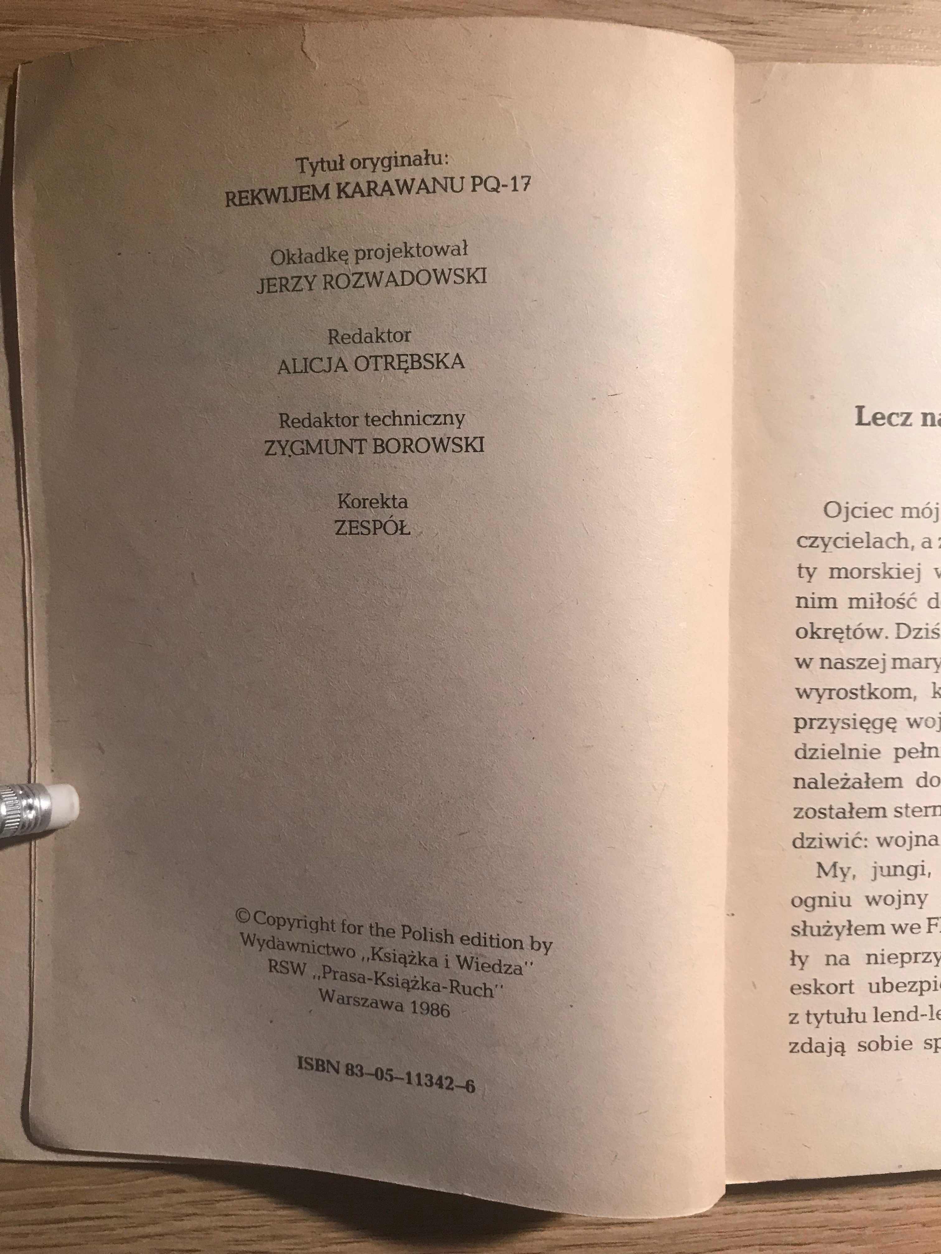 Walentin Pikul "Requiem dla PQ-17" 1986 r.