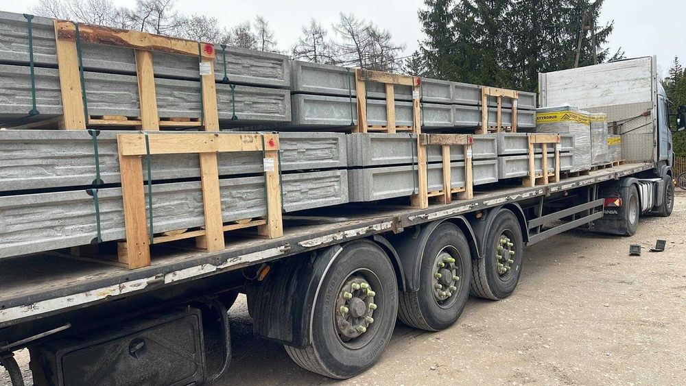 podmurówka betonowa 250/25/5cm STYROBUD ilości hurtowe