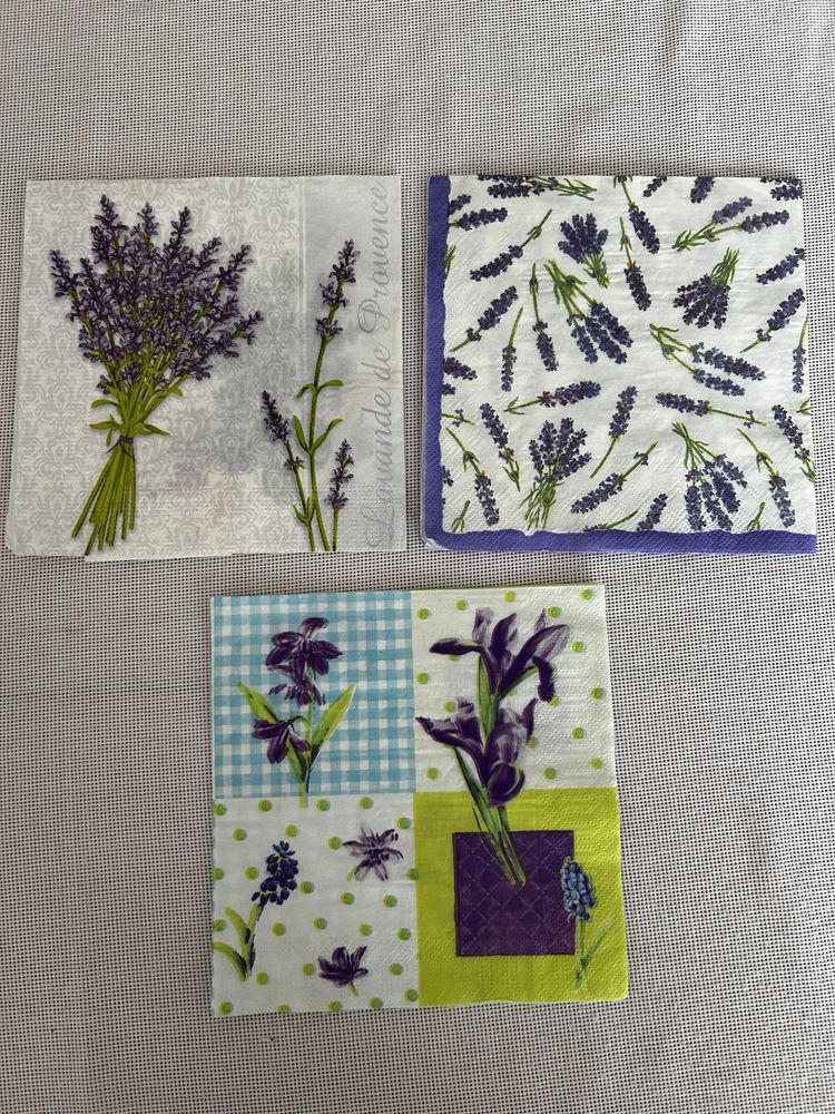 Serwetki w kwiaty decoupage