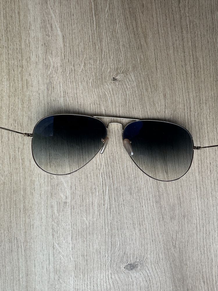 Okulary aviator ray ban cieniowane szkla