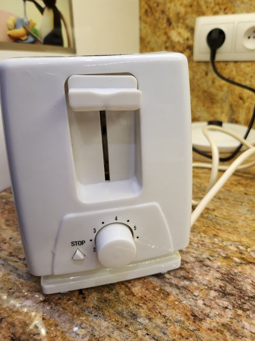 Toster opiekacz biały Łucznik TS-50