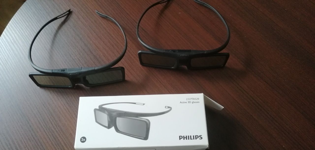 Okulary 3 d bateryjne philips