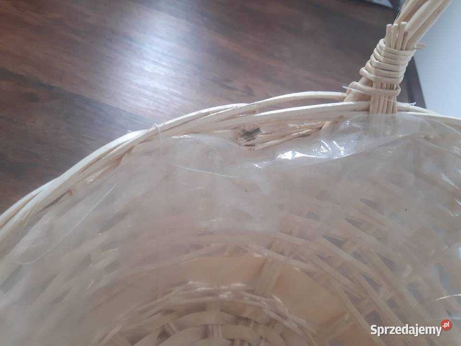 Kosz wiklinowy z rączką Kosz prezentowy Koszt ekspozycyjny