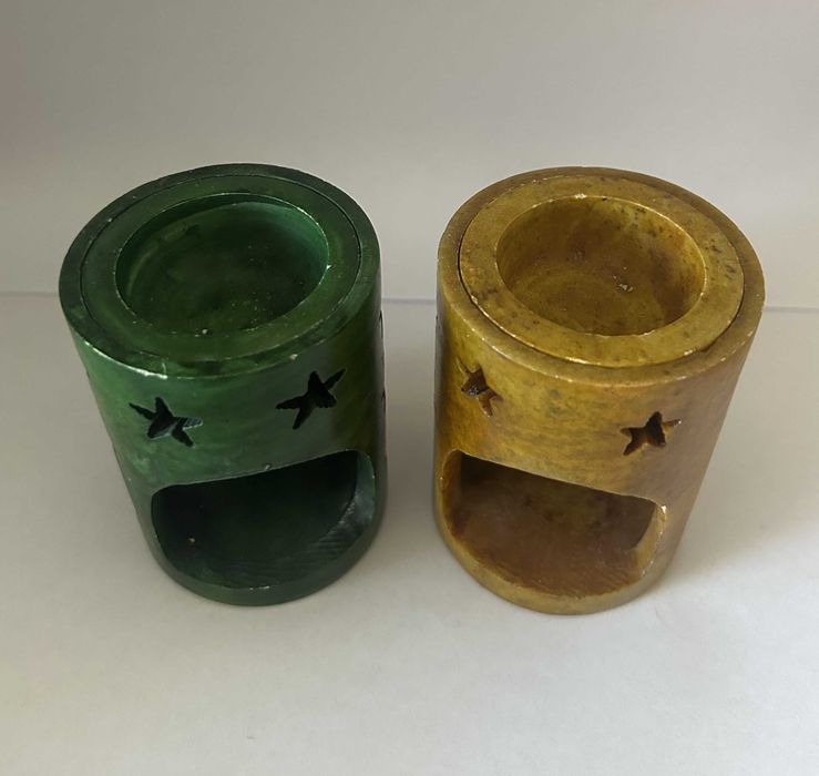 Kominek kamienny z motywem Czakra