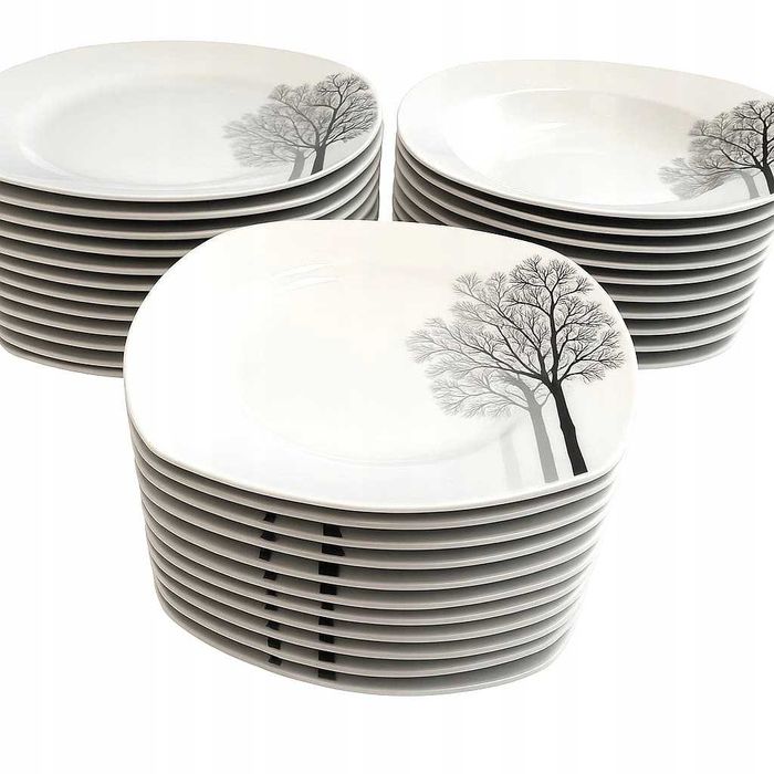 Zestaw serwis obiadowy 36 el. na 12 osób Violet