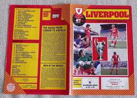 Revista Oficial Liverpool – Especial Liverpool-Benfica - 1984