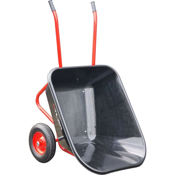 TACZKA OGRODOWA dwukołowa KOLEBA wózek paszowy japonka spawana 300L