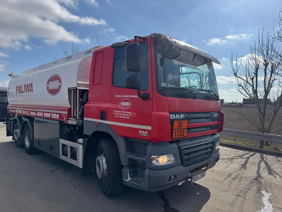 DAF CF85  Autocysterna DAF - przewóz paliw, pierwszy właściciel