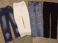 spodnie jeans, rurki 122