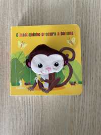 Livro infantil macaco