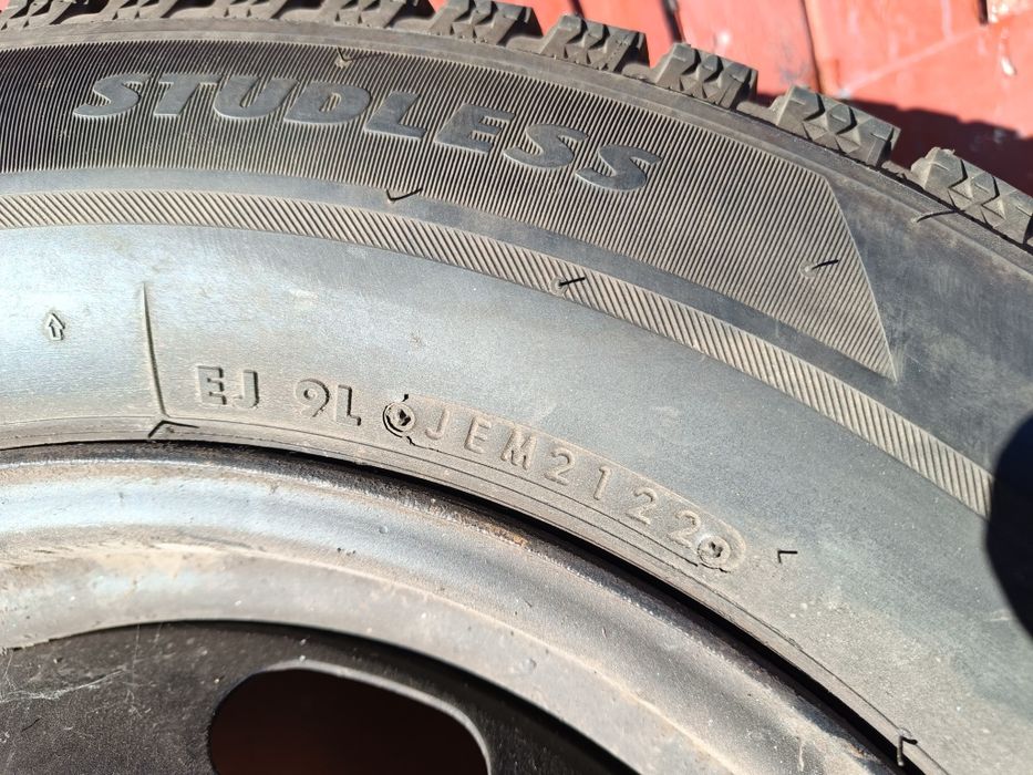 Koła stalowe z oponami zimowymi 205/65/15, 4x108 Citroen, Peugeot