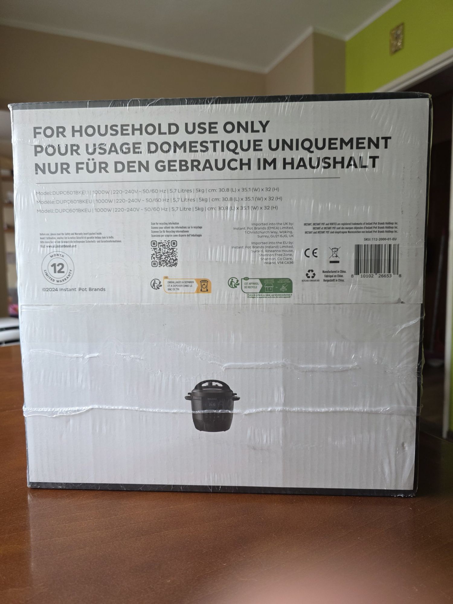 Instant Pot  multicooker 5.7 l  - nowy !!!