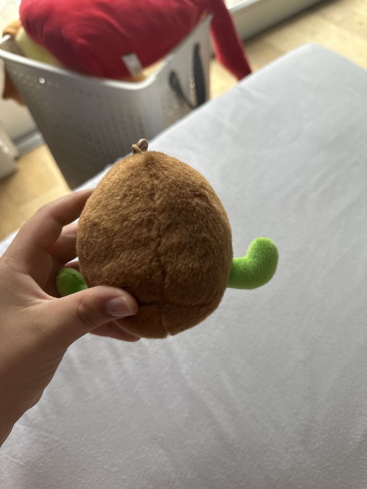 Mini bryloczek przytulanka avocado