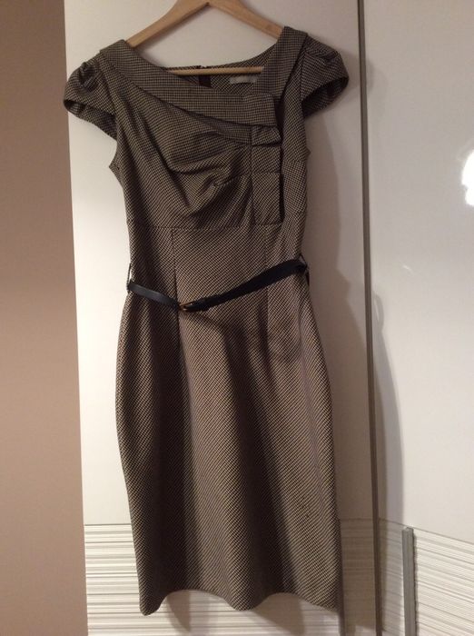 Sukienka Orsay rozm.S/34/36,pepitka,styl vintage,retro,do pracy