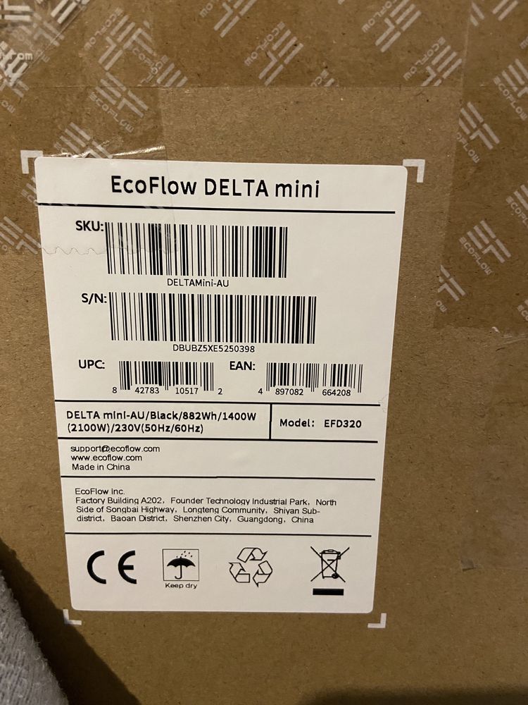 Зарядна станція EcoFlow DELTA mini (882 Вт·г) НОВА