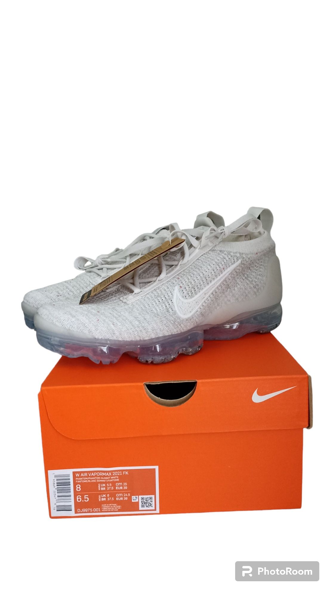 buty damskie sportowe sneakers szare na lato Nike Air VaporMax 2021 Fl