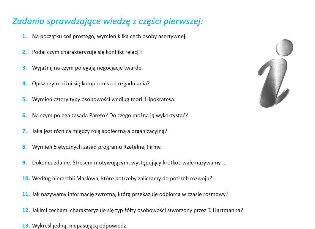 Notatki wzory i wykresy Test wiedzy o przedsiębiorczości SGH WOP